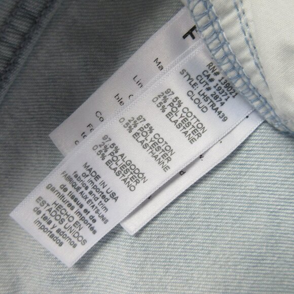 NWT Frame Le High Straight in Cloud Tie Dye Raw Hem Stretch Crop Jeans 24 - Picture 8 of 13